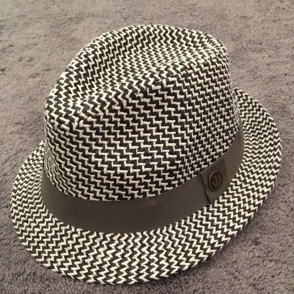 Goorin Bros. Gray & White fedora herringbone - Picture 3 of 14